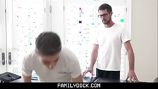 Sexy fingers and strokes his young Stepnephew
