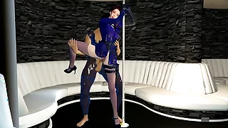 Stunner office-holder get hard light of one's life ( ornament 02) - 3D Animation 288