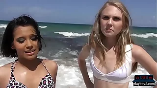 Bungler teen picked up on the beach and fucked in a van